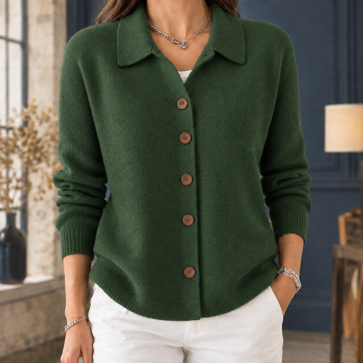 Berenice-Marie Wool Cardigan