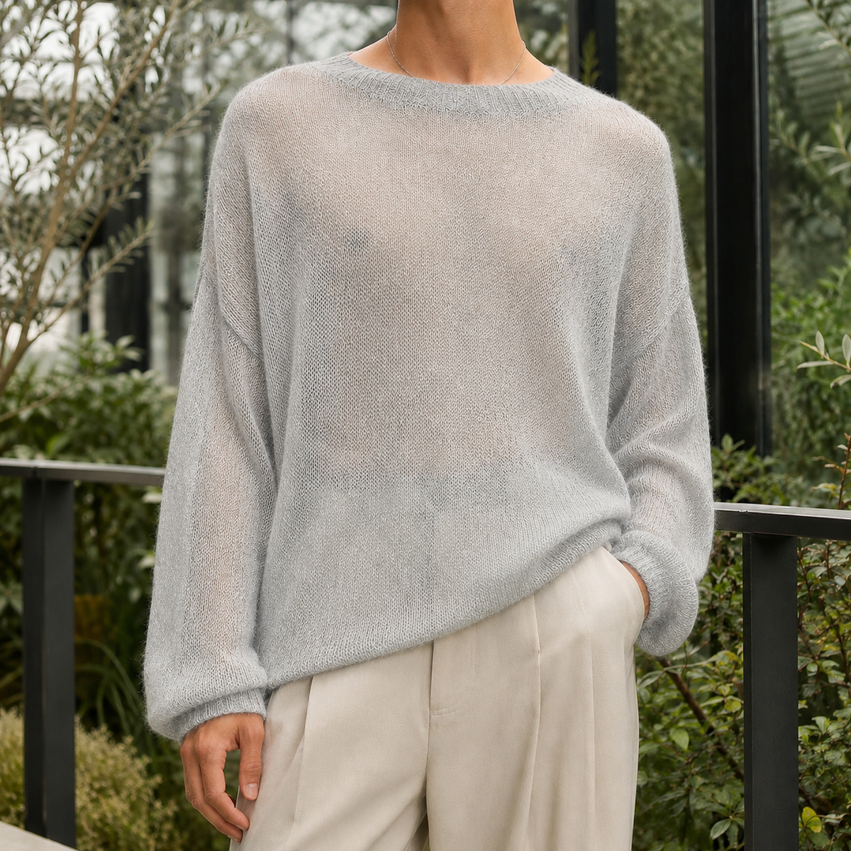 Orion Cashmere-Feel Sweater