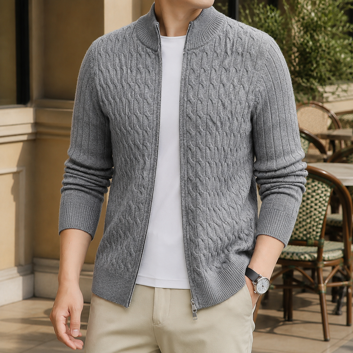 Rufus Cable Knit Sweater