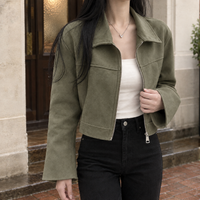 Violet Cropped Jacket