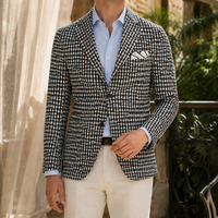 Anton-Stone Gingham Blazer