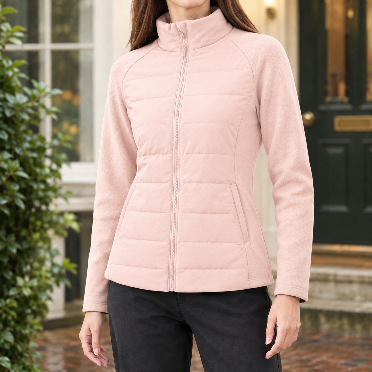 Desiree-Jane Quilted Panel Jacket