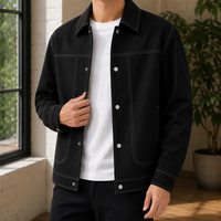 Rhys-Scott Contrast Stitch Jacket