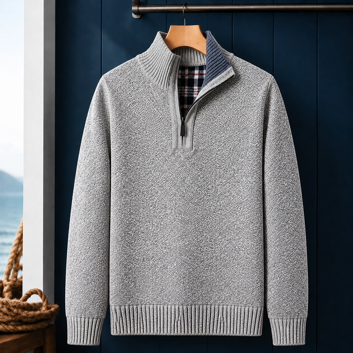 Rafferty Quarter-Zip Sweater