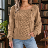 Fenna-Elise Square Neck Sweater