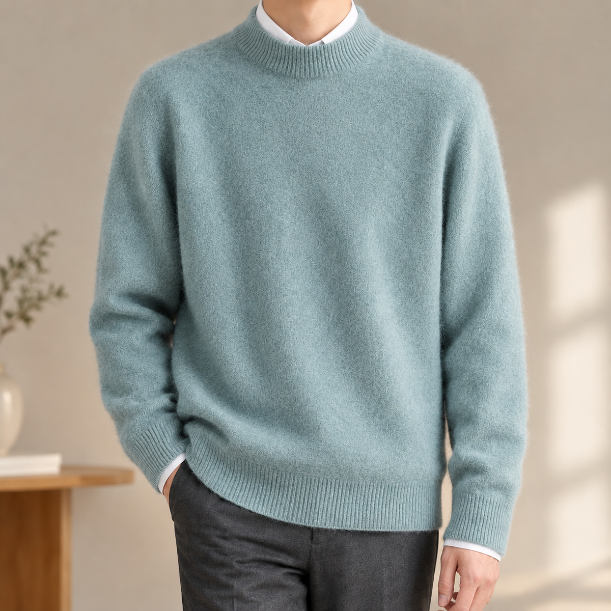 Mateo-Reid Mock Neck Sweater
