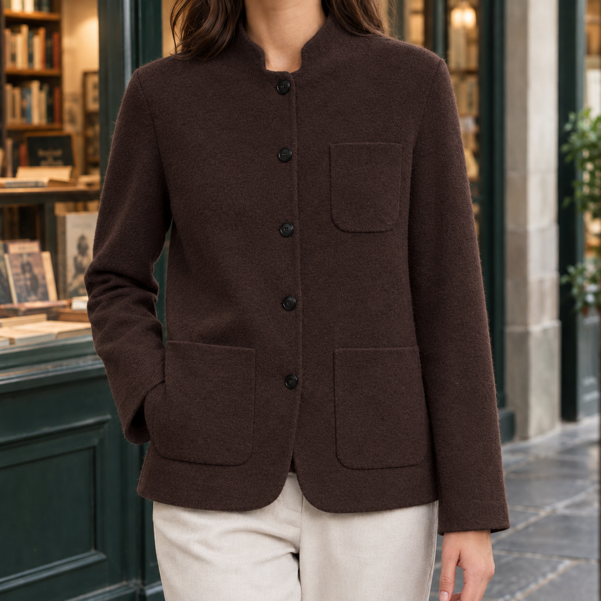 Skye Stand Collar Jacket