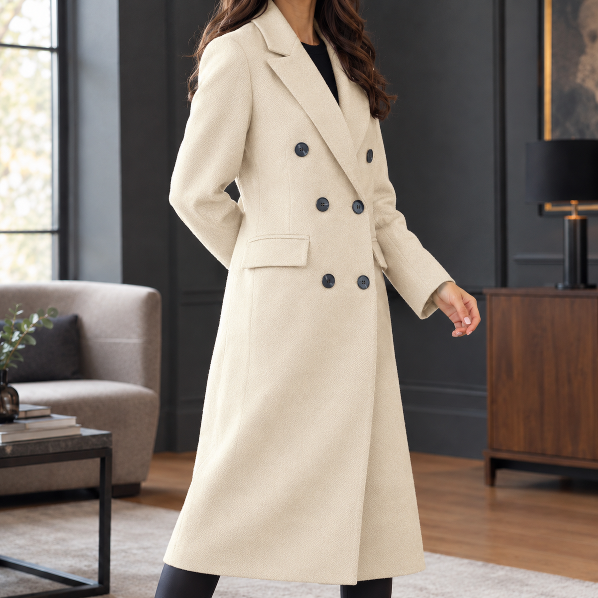 Sidonie-Claire Cashmere-Feel Coat