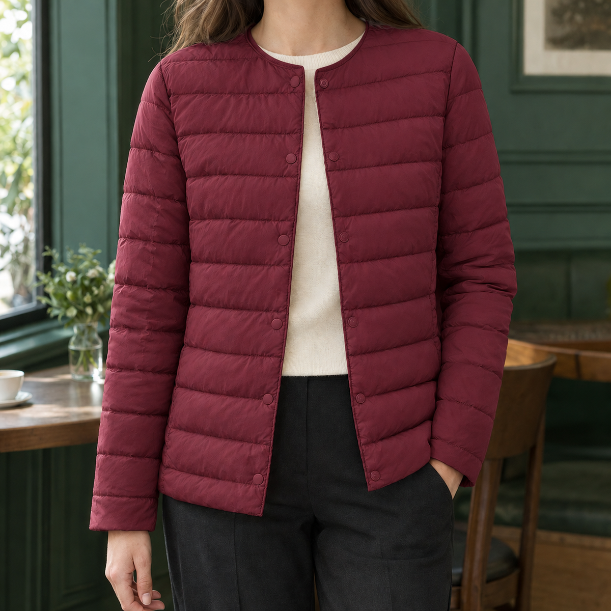 Hyacinth-Elise Quilted Jacket