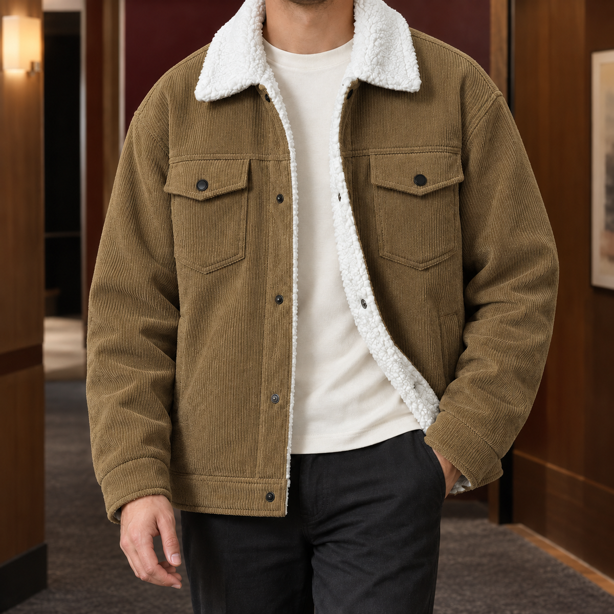 Mortimer-Miles Cashmere-Feel Jacket
