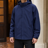 Frank-Grey Hooded Jacket