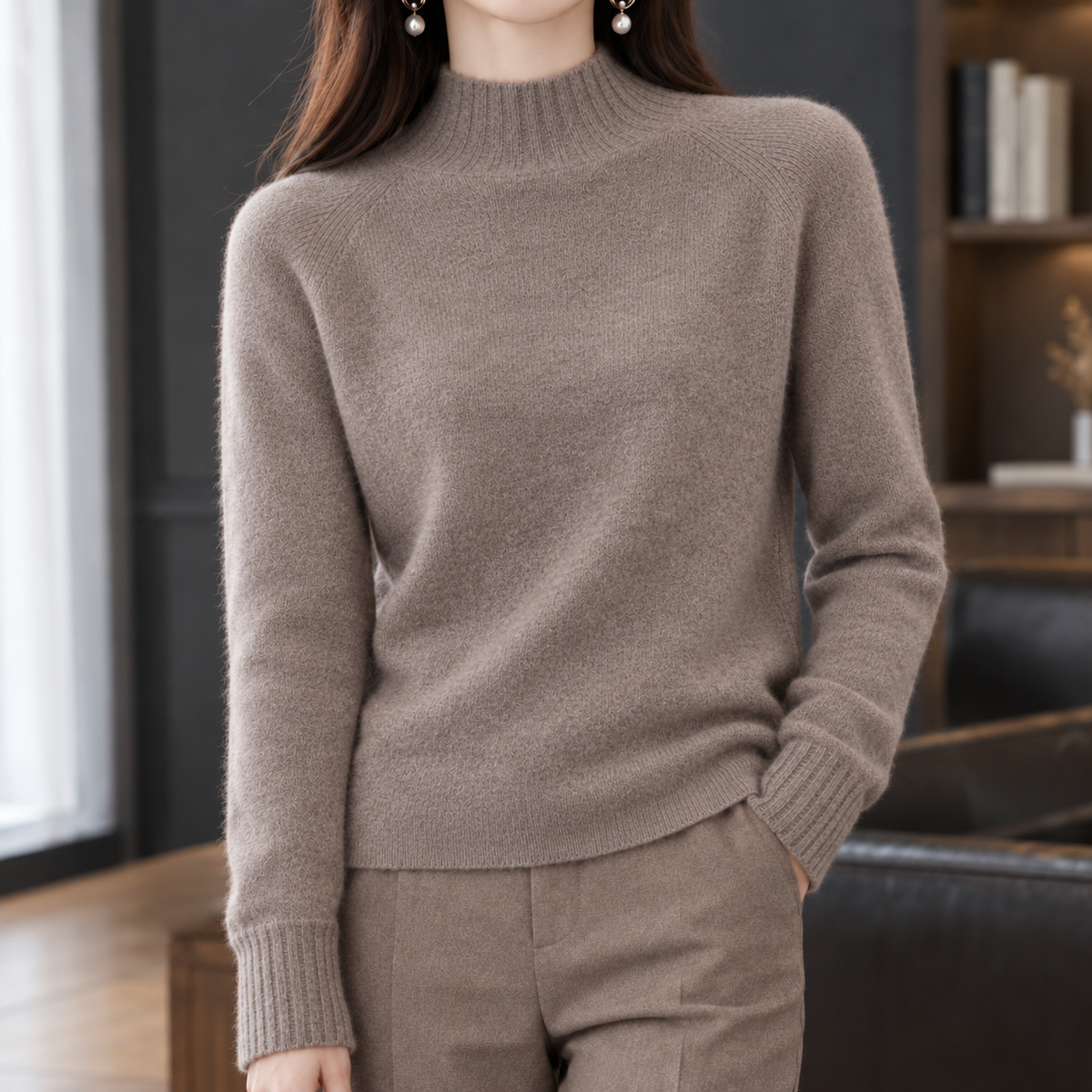 Eden-Jade Cashmere-Feel Sweater