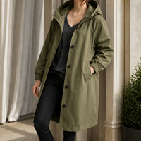 Zelda-Elise Hooded Overcoat