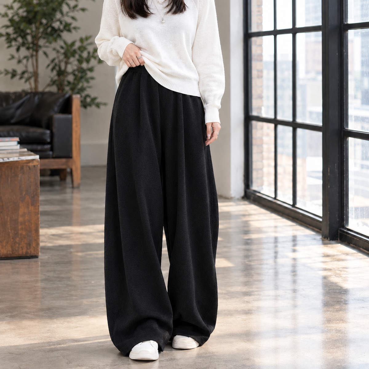 Ninon-Elise Wide Leg Pants