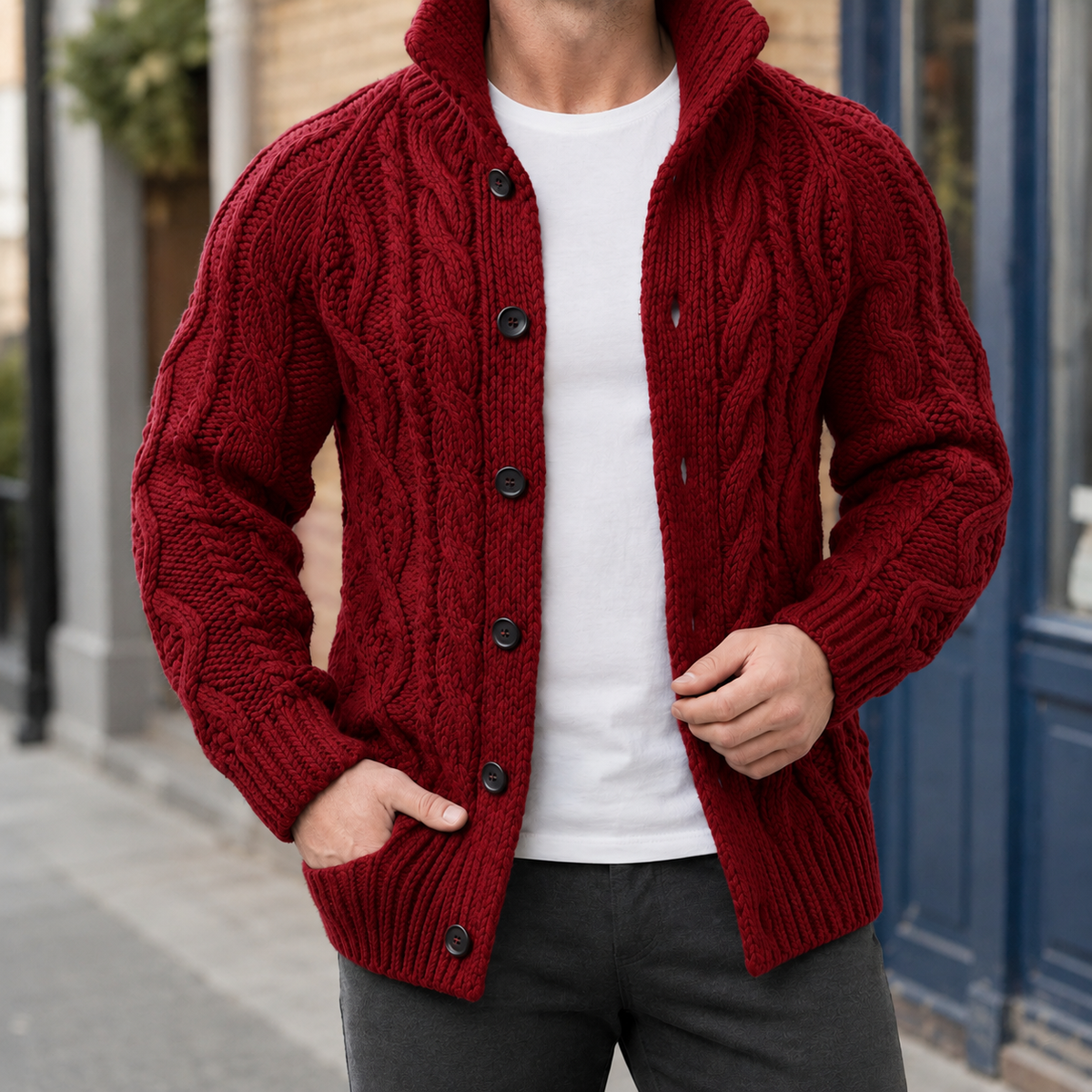 Dean Cable Knit Sweater