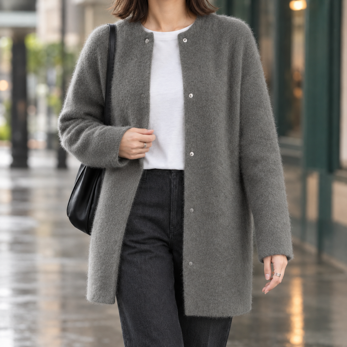 Lillian Brushed Cardigan