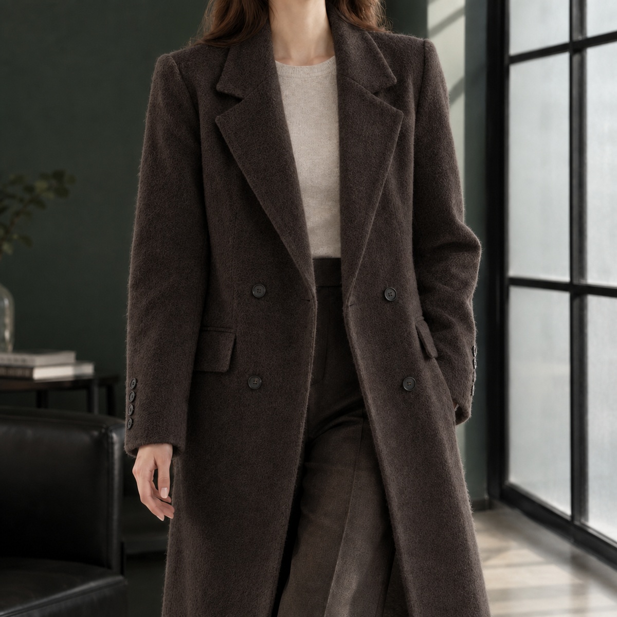 Leah-Grace Wool Coat