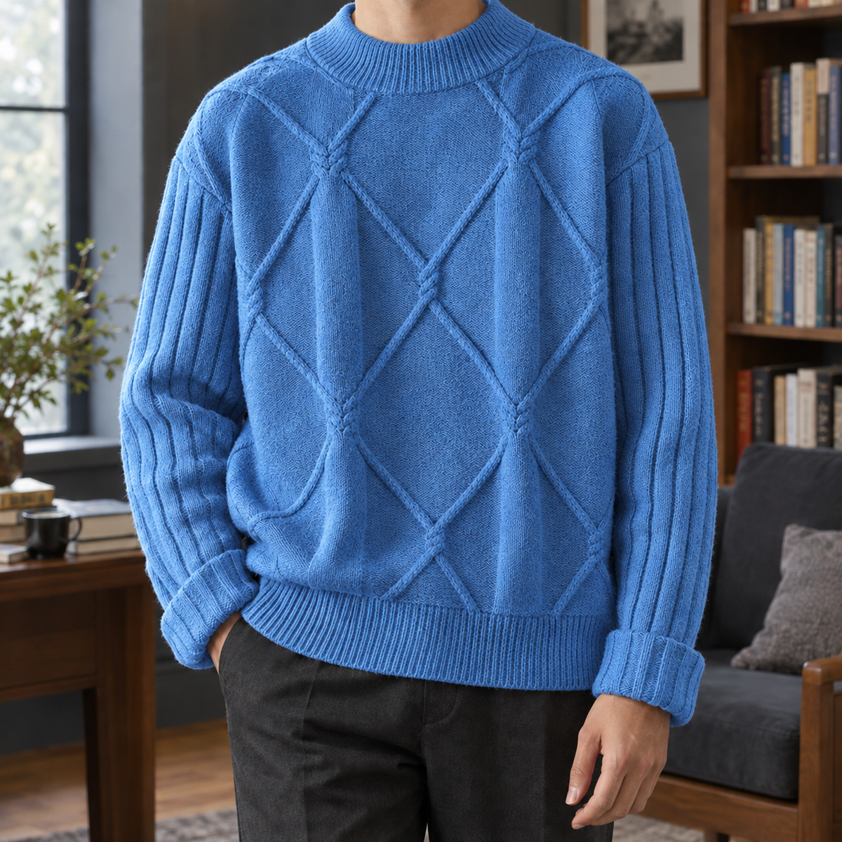 Timothy Diamond Knit Sweater