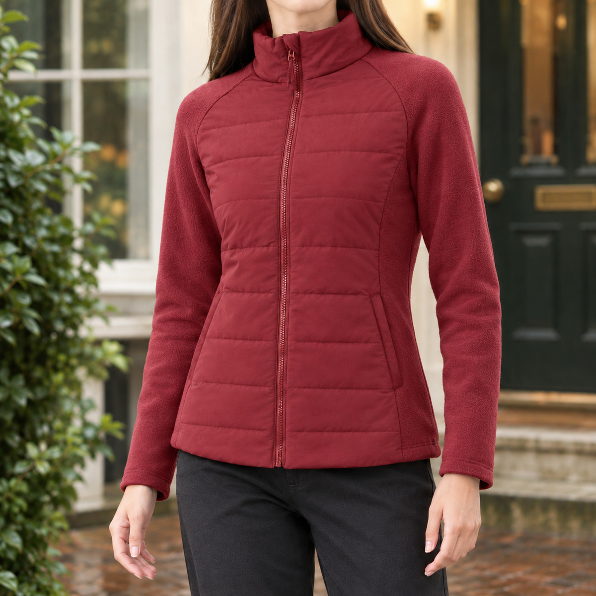 Desiree-Jane Quilted Panel Jacket