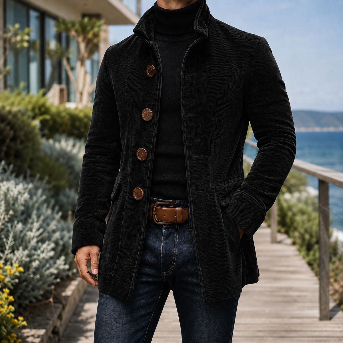 Orson-Wade Mandarin Jacket