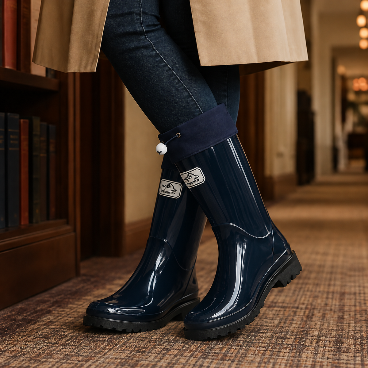 Caffaro Drawstring Rain Boots