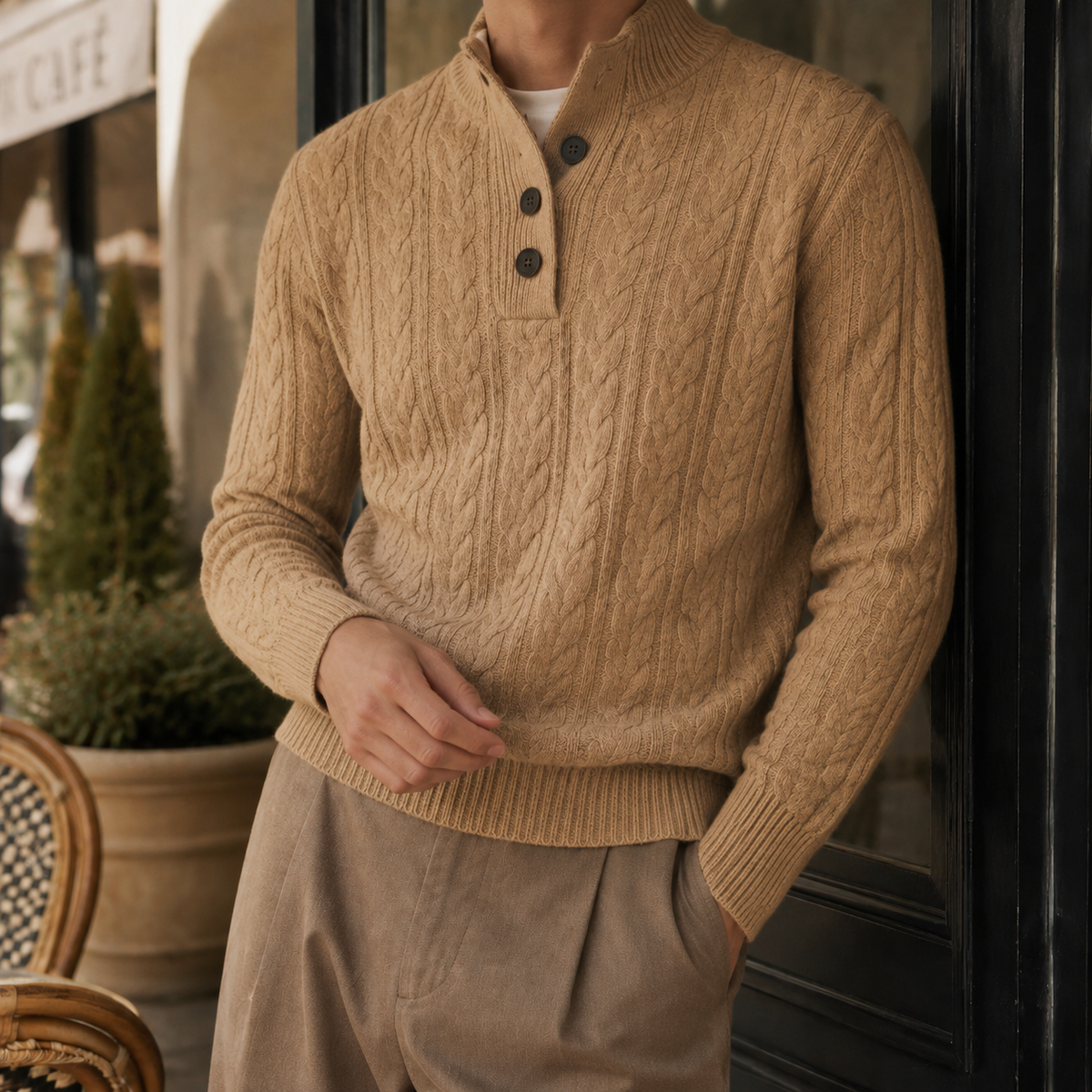 Barnaby Cashmere-Feel Sweater