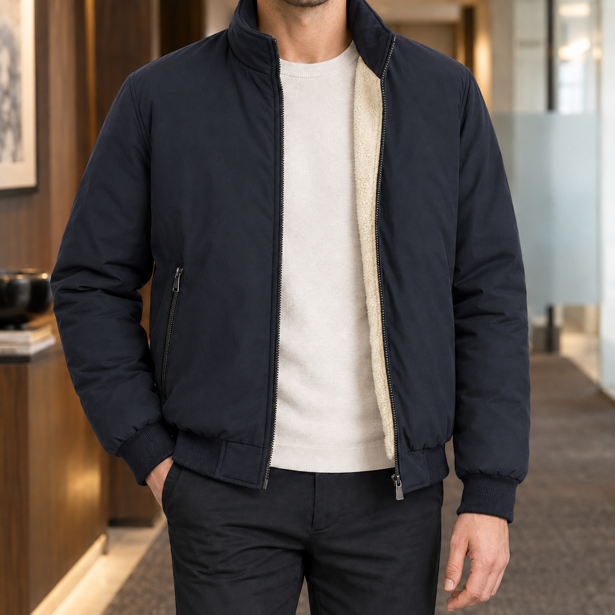 Oberon-Grant Stand Collar Jacket