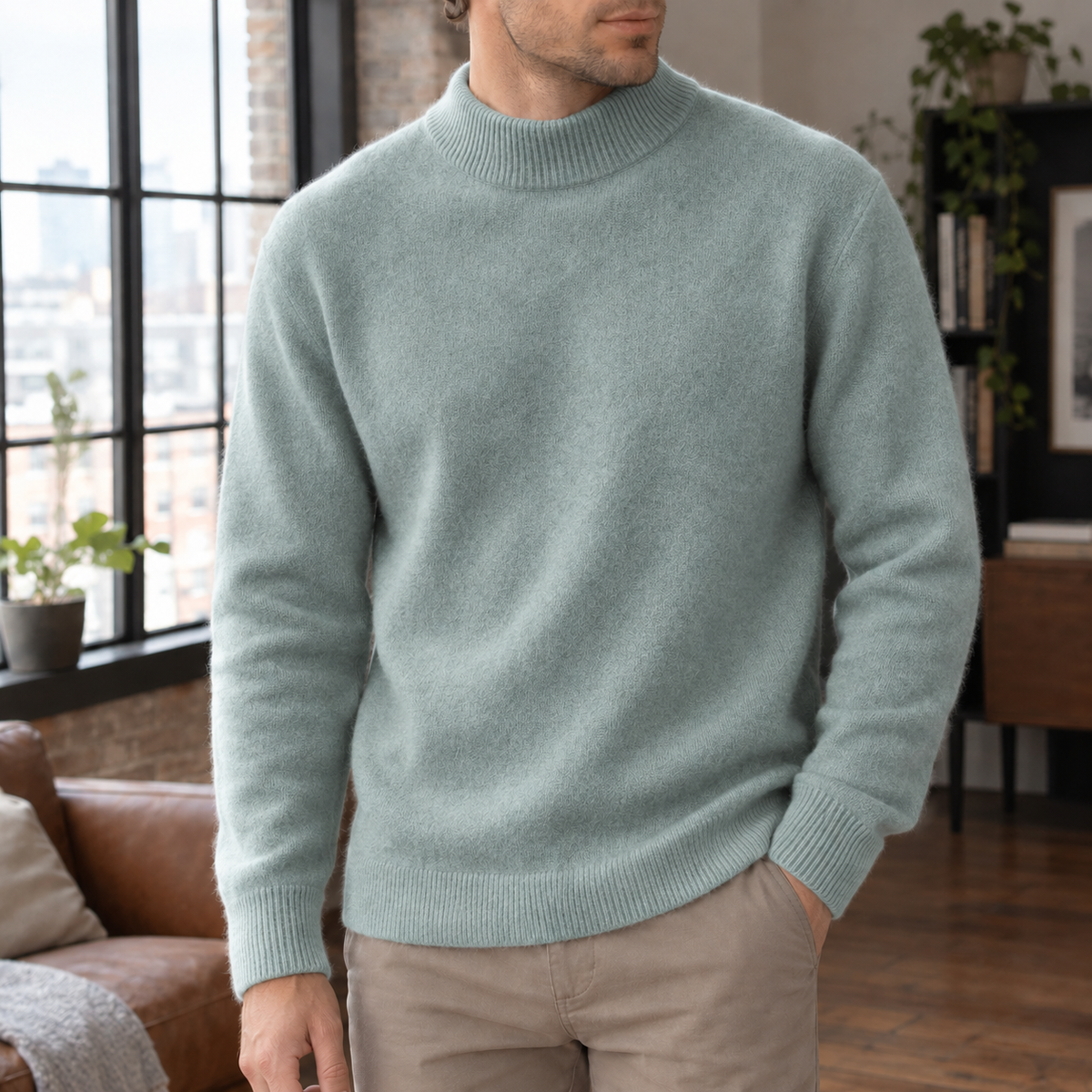 Victor-Ellis Cashmere-Feel Sweater
