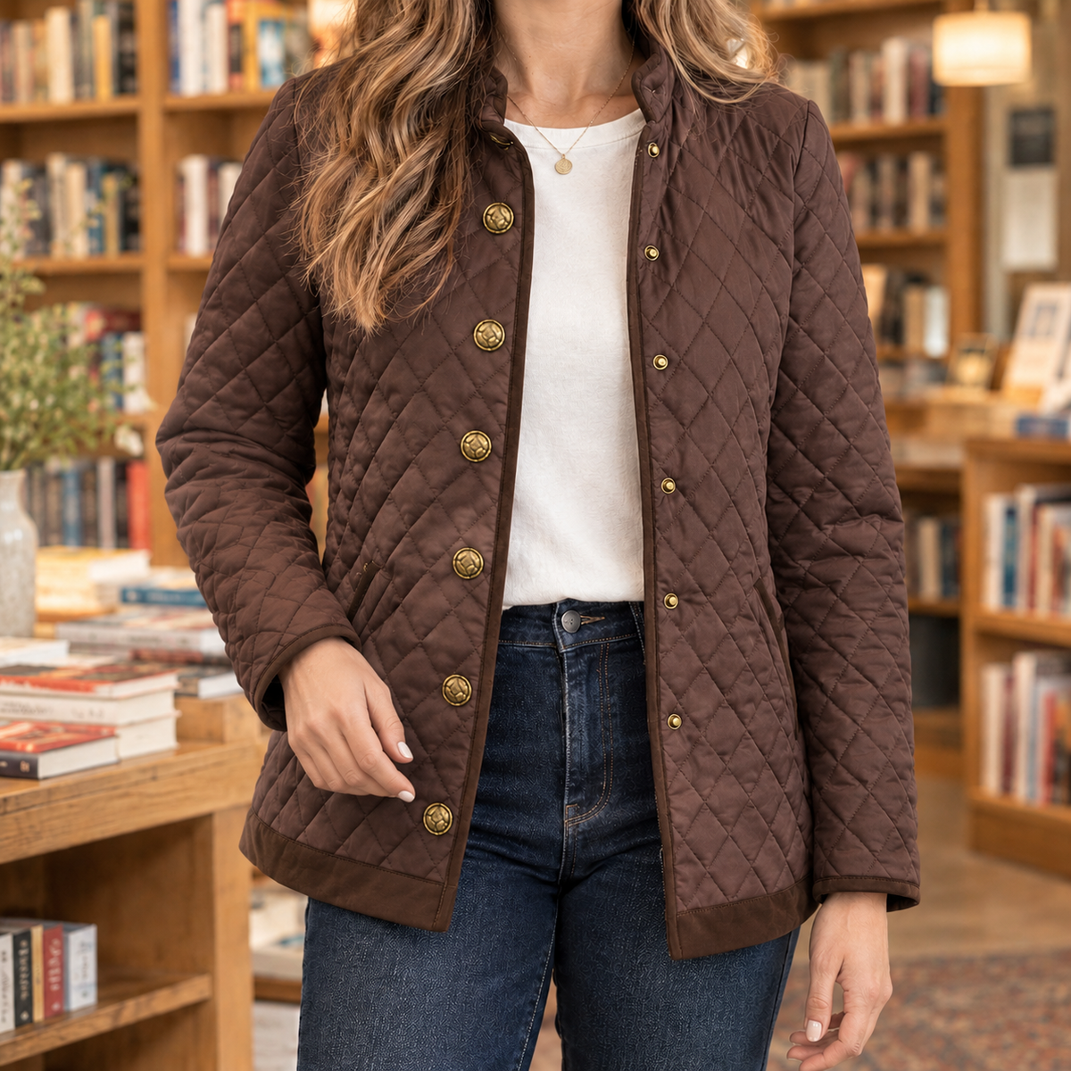 Lavinia-Rose Diamond Quilted Jacket