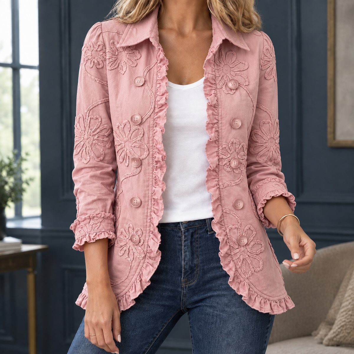 Charlotte-Rae Embroidered Jacket