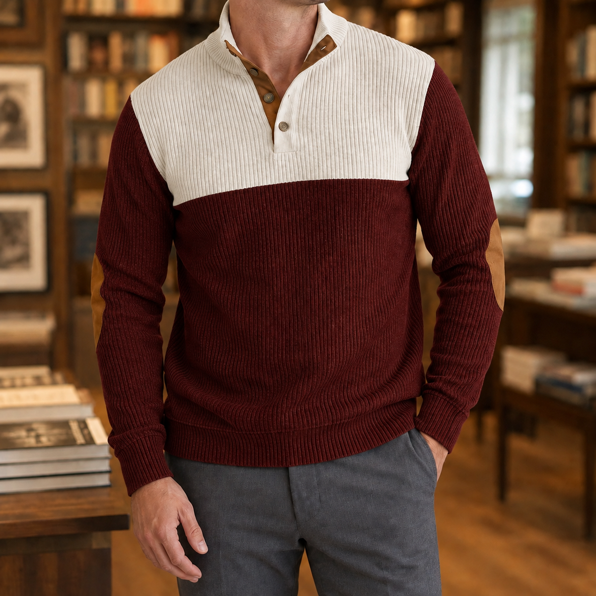 Rocco-Rhys High Collar Sweater