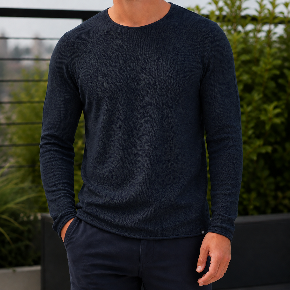 Caius Roll Edge Sweater