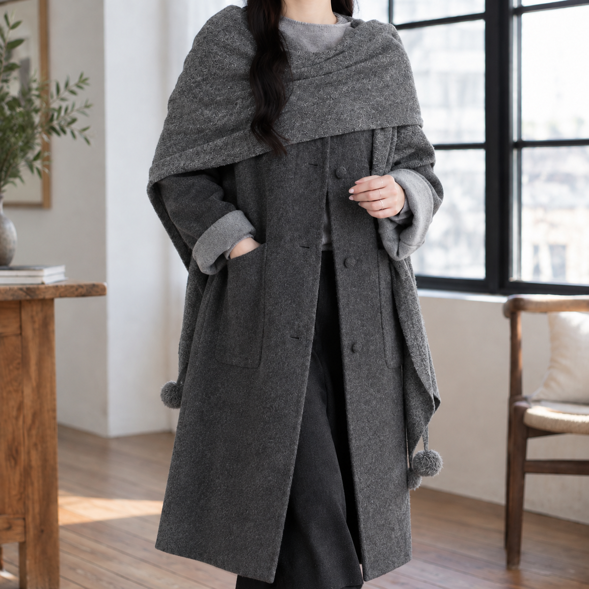 Harriet-Rose Wool Coat