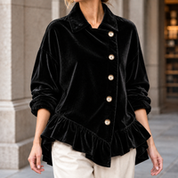 Annalise-Jane Ruffle Hem Jacket