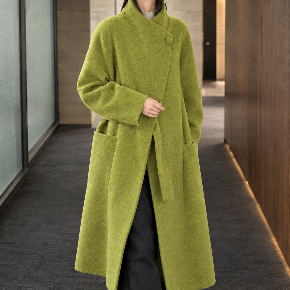 Carina-Kate Asymmetric Coat
