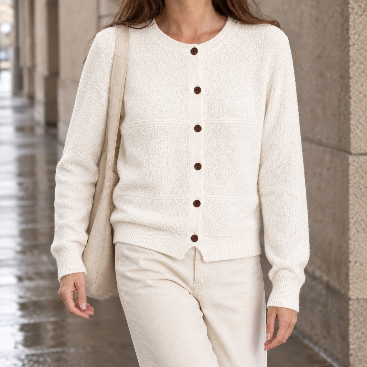 Ninon-Hope Textured Cardigan