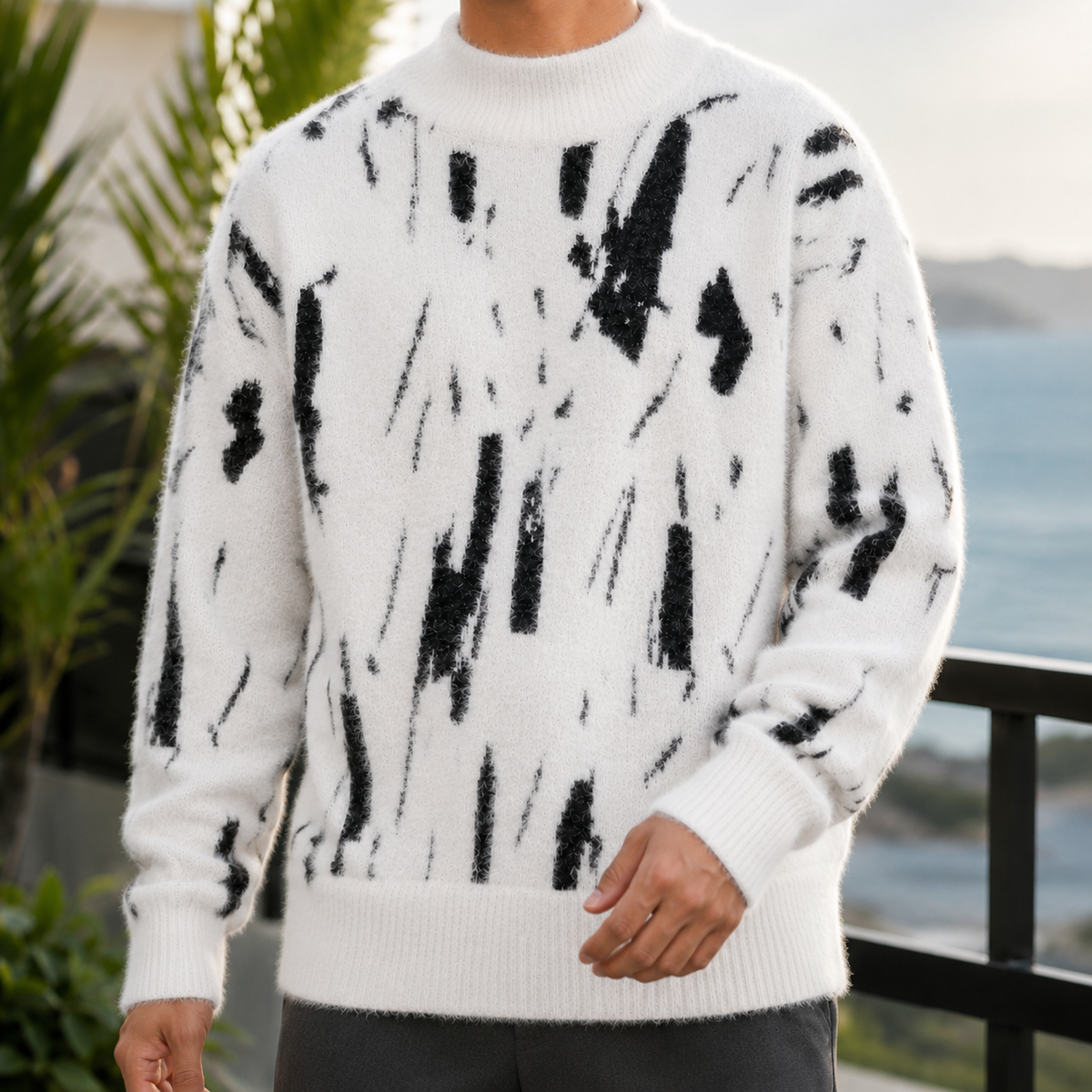 Julian Abstract Sweater