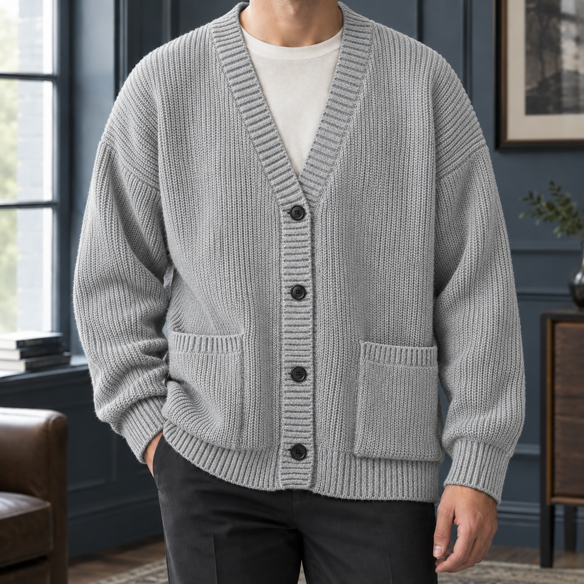 Samuel Ribbed Cardigan