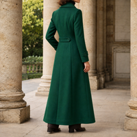 Evelina-Sage Tailored Overcoat