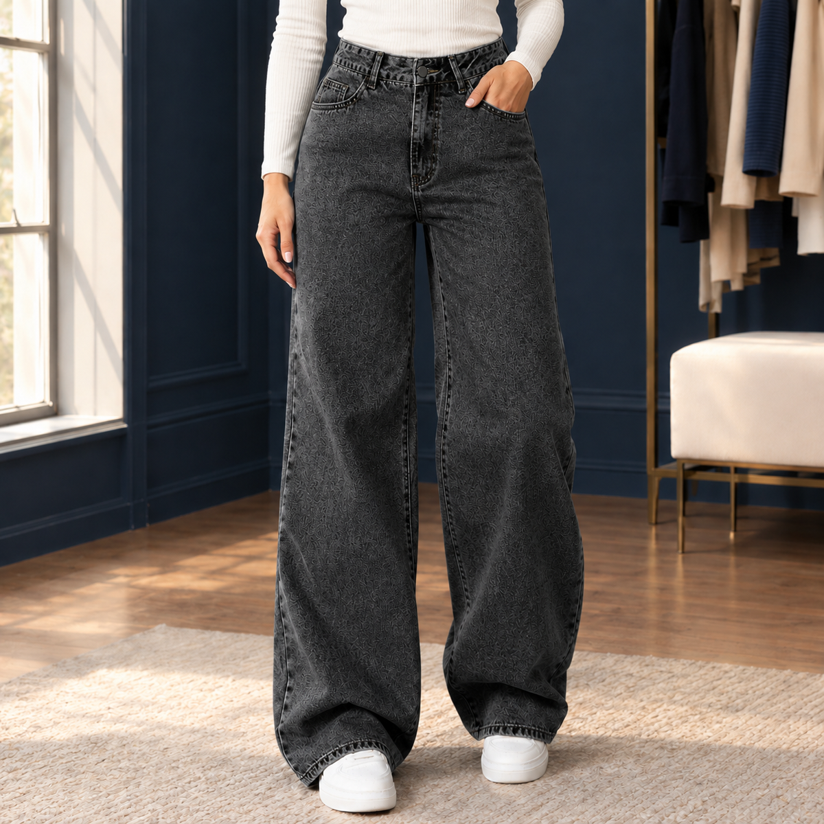 Eugenie Wide Leg Jeans