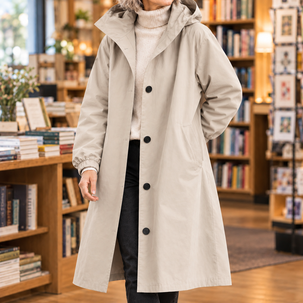 Marina-Mae Hooded Overcoat