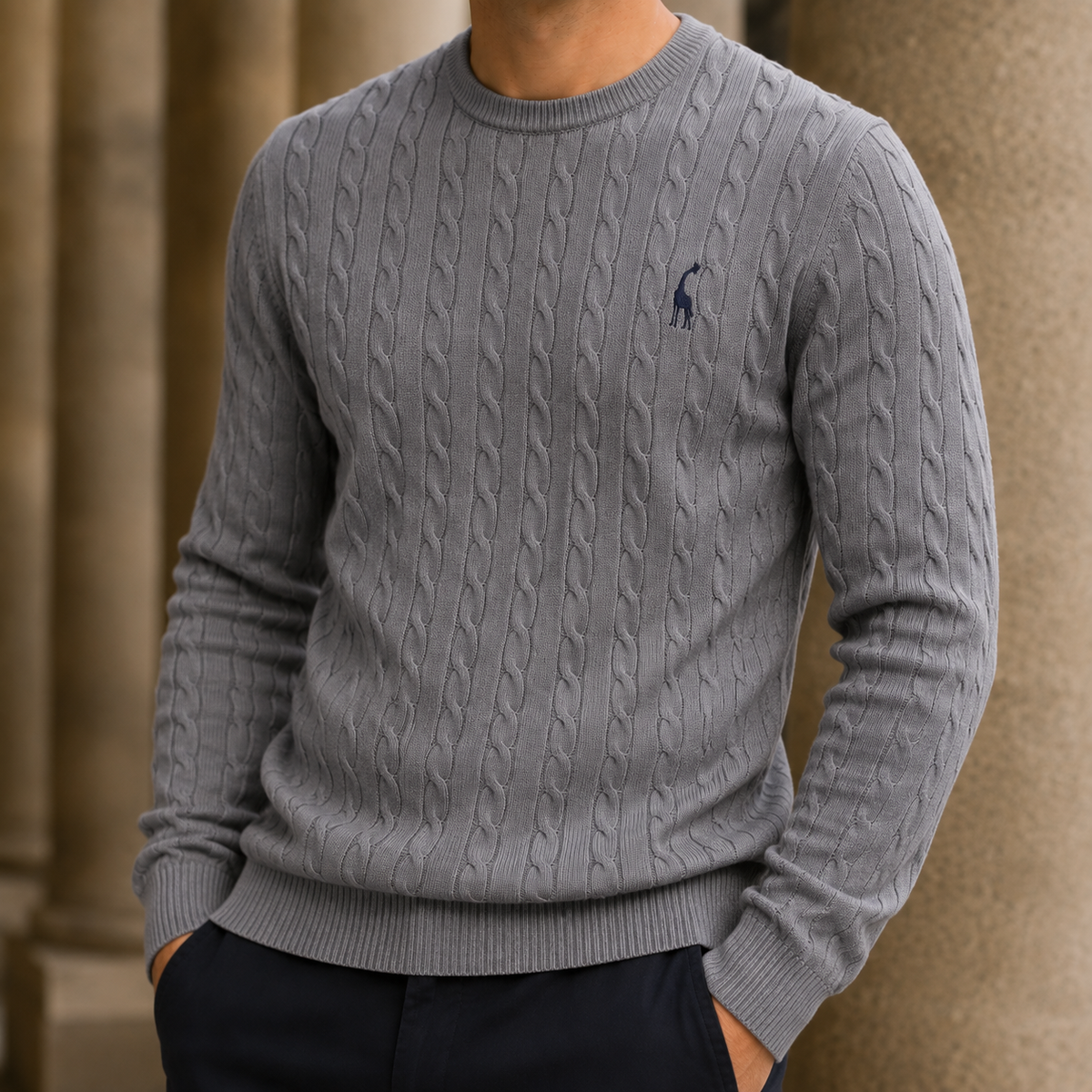 Stefan-Lane Cable Knit Sweater