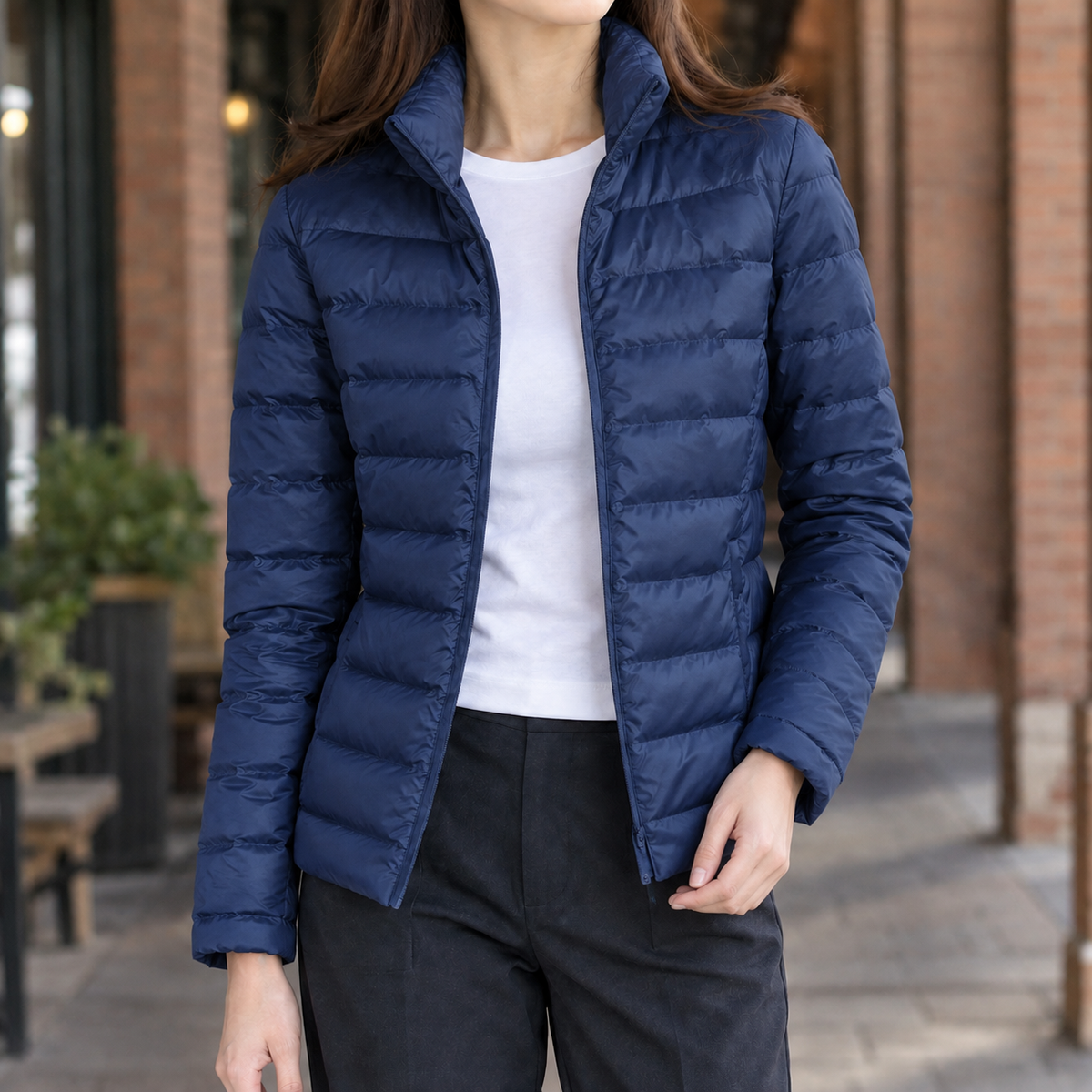 Sibylla Cashmere-Feel Puffer Jacket