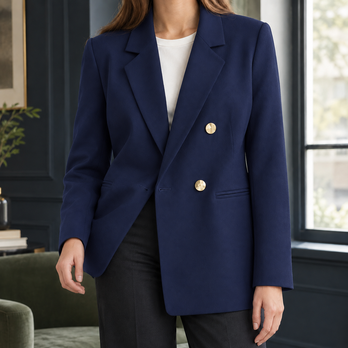 Cleo-Claire Double Breasted Blazer