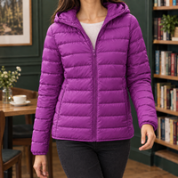 Adriana-Skye Cashmere-Feel Puffer Jacket