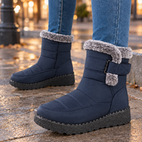 Lucania-Roma Faux Fur-Trim Boots