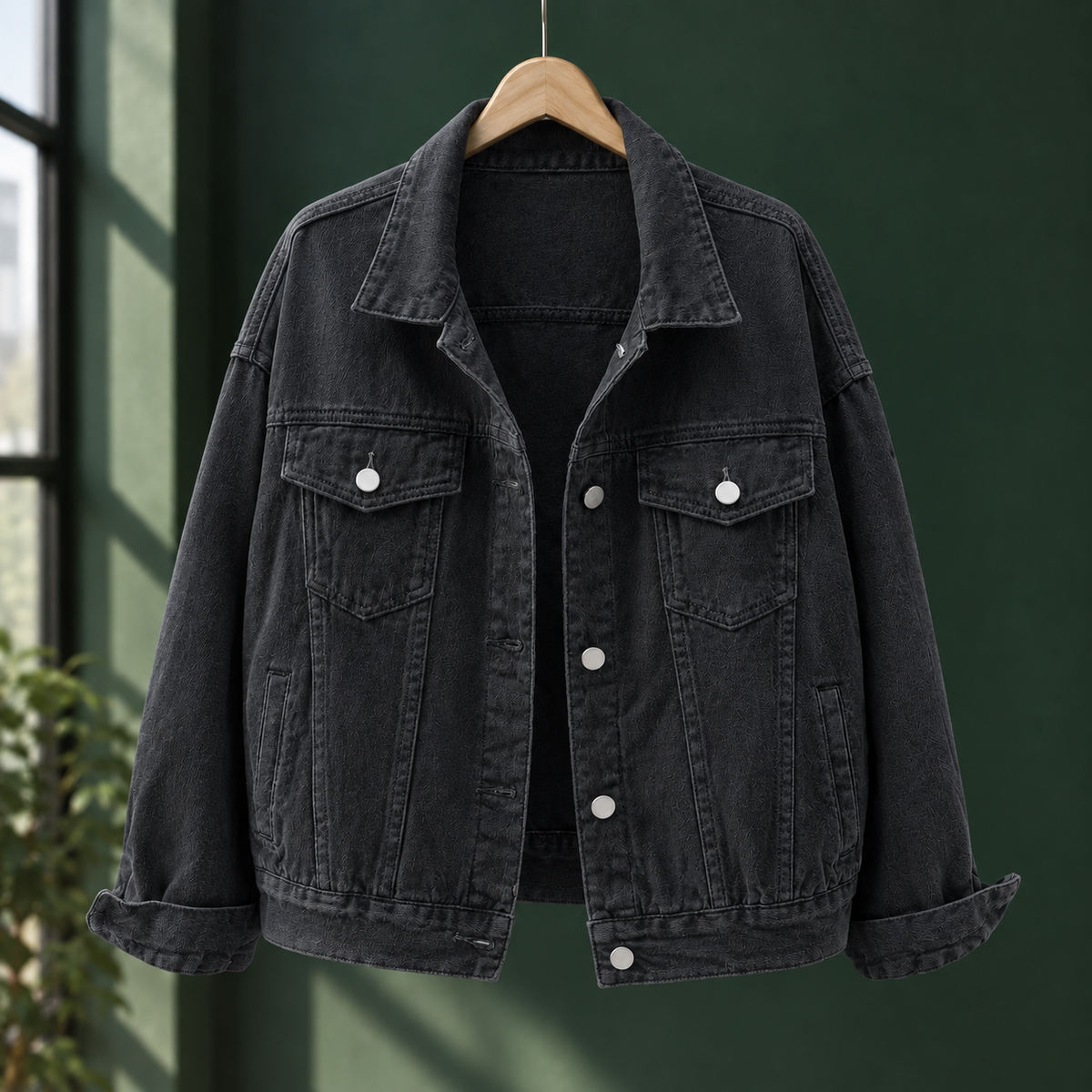 Olympia-Louise Relaxed Denim Jacket