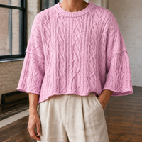 Hector-Grant Cable Knit Top