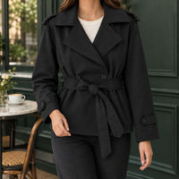 Geraldine-Faye Belted Trench Jacket