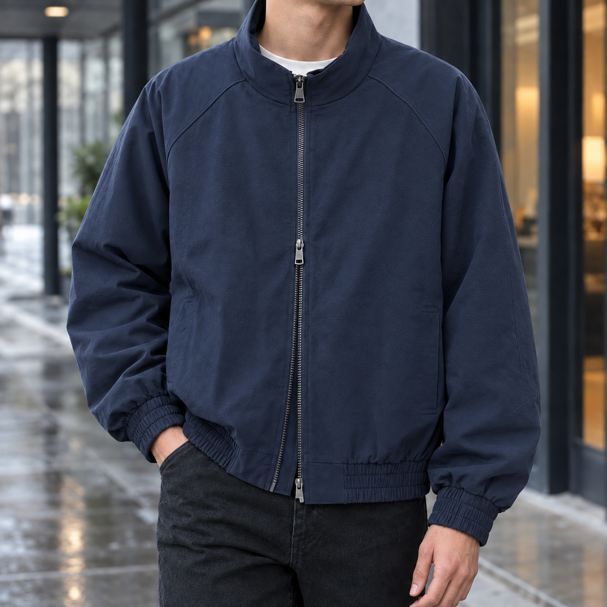 Charles Stand Collar Jacket